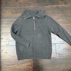 Aerie Knit Quarter Zip Sweater